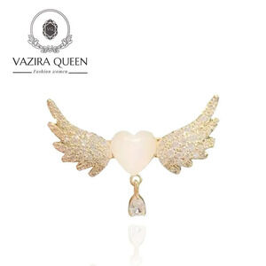 Heart Wings Brooch